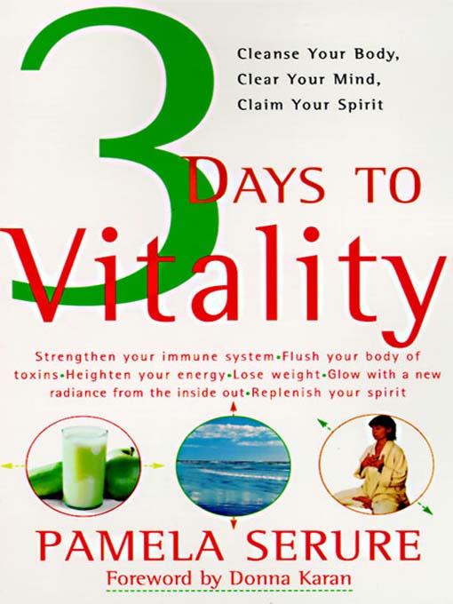 Title details for 3 Days to Vitality by Pamela Serure - Wait list